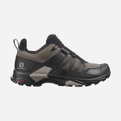 Salomon X ULTRA 4 Férfi Túracipő Fekete/Khaki | ZRM508314