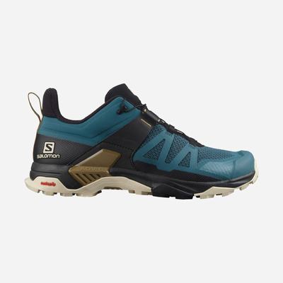 Salomon X ULTRA 4 Férfi Túracipő Kék/Barna | QTS943658