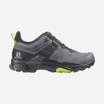 Salomon X ULTRA 4 GORE-TEX Férfi Túracipő Szürke/Fekete | PCY139065