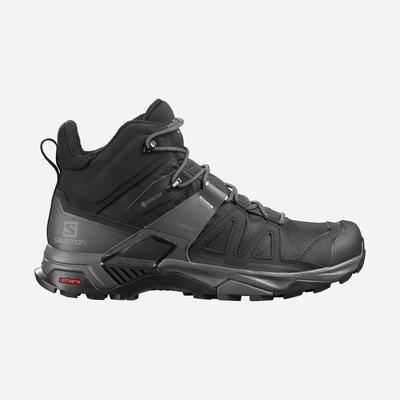 Salomon X ULTRA 4 MID GORE-TEX Férfi Túrabakancs Fekete/Kék | JZQ869073
