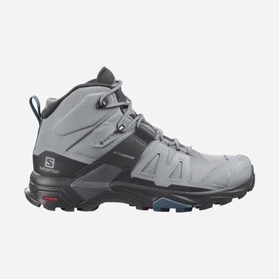 Salomon X ULTRA 4 MID GORE-TEX Női Túrabakancs Fekete/Kék | EXB845792