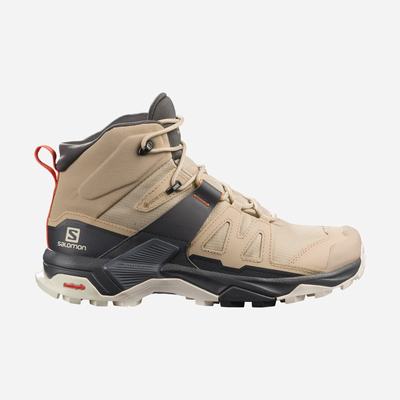 Salomon X ULTRA 4 MID GORE-TEX Női Túrabakancs Világos Barna | RXQ512689