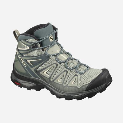Salomon X ULTRA MID 3 AERO Női Túrabakancs Szürke/Barna | SMP302941